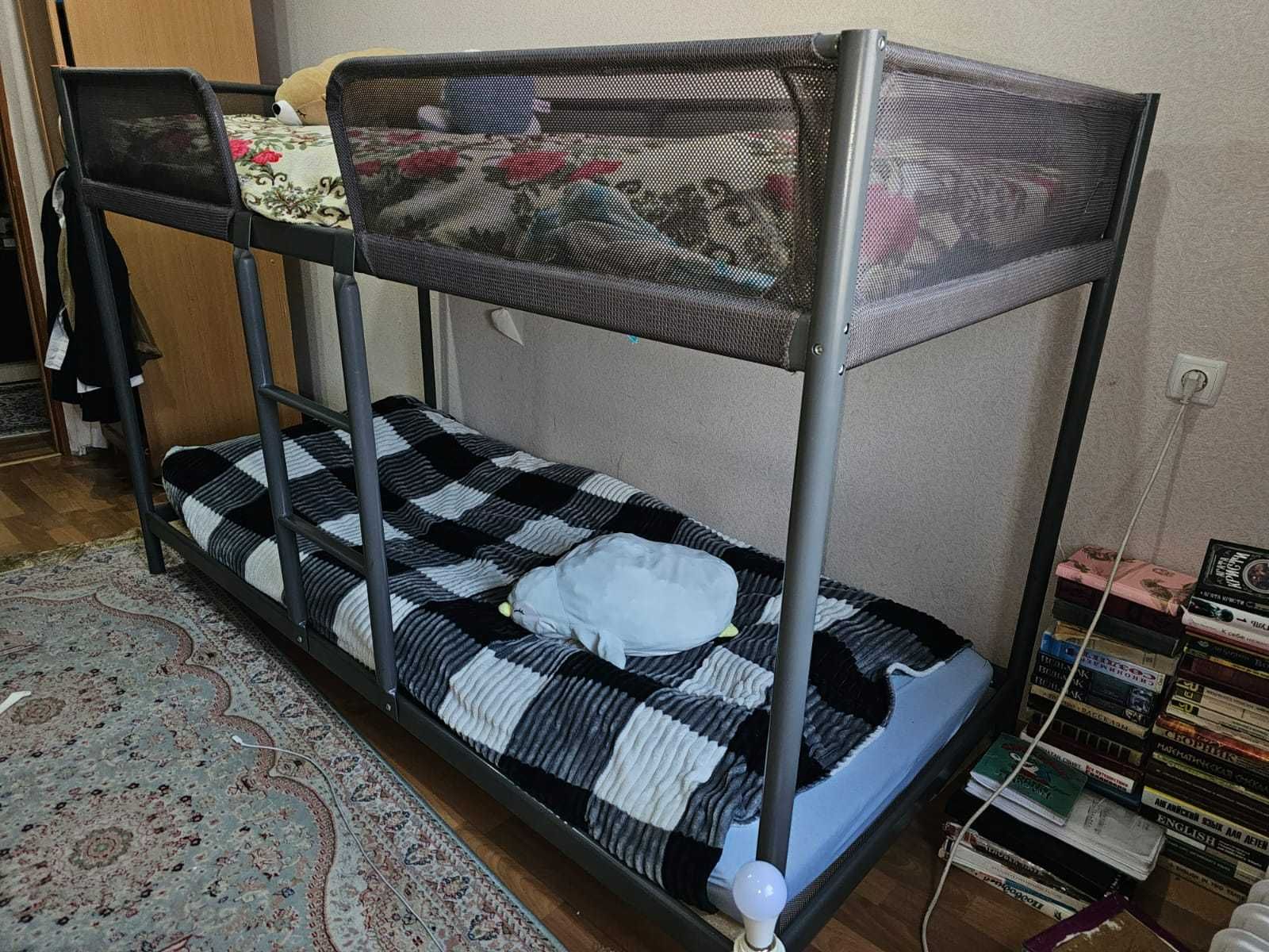 2-ярусная кровать "IKEA" ТУФФИНГ, 90x200 см