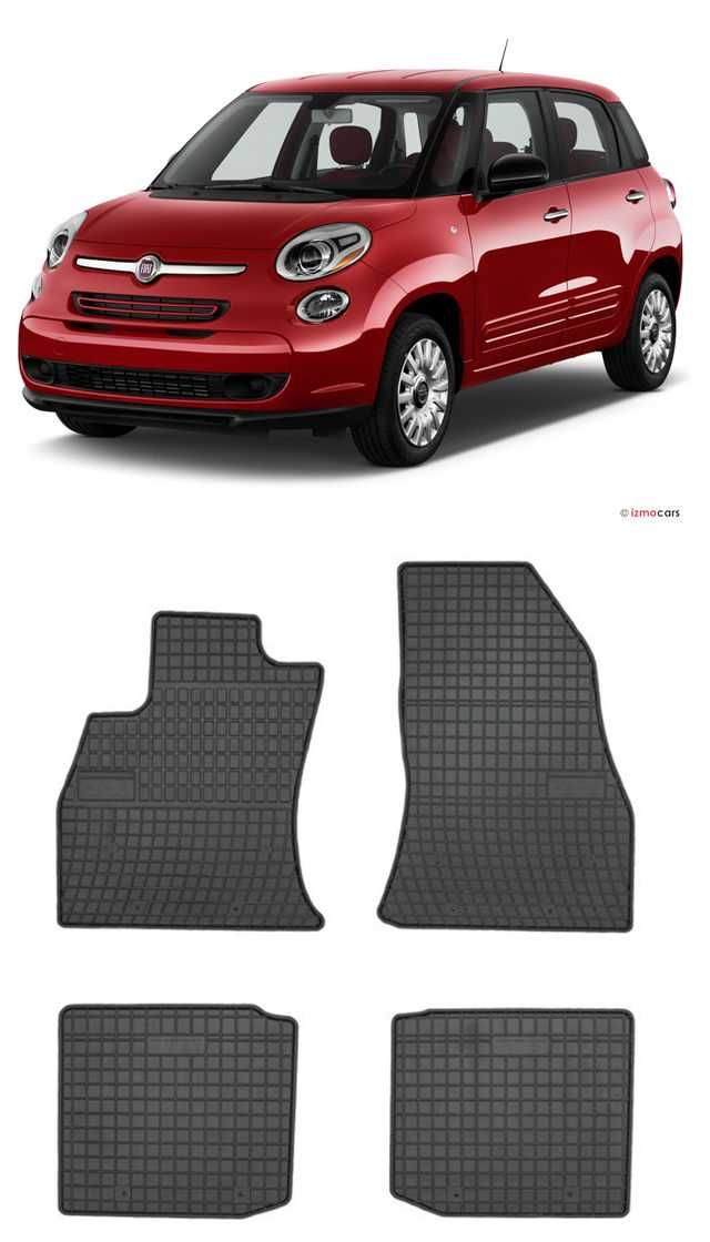 Гумени стелки Frogum съвместими с Fiat 500 - 2012+
