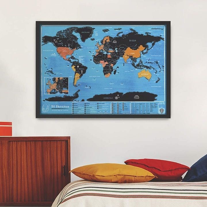 Harta razuibila de perete 59.4cm x 82.5cm  - Ed Sheeran