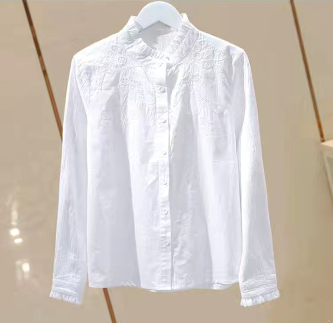 Белая блузка размер S