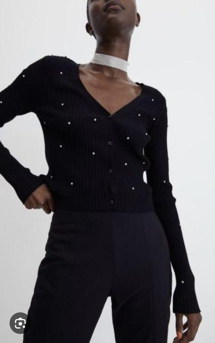 H&M жилетка с кристали XS-34
