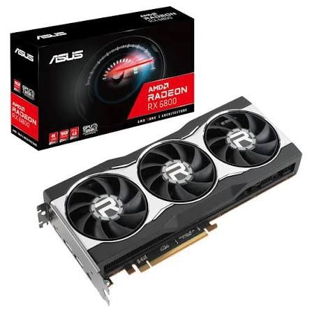 Видеокарта Asus Radeon RX 6800 16GB 256bit/G6 (HDMI+2DP+Type-C)(RX6800