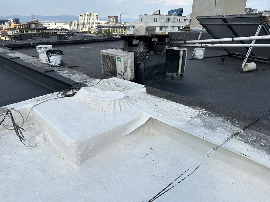 Битумни хидроизолации за покриви/ Спиране на течове