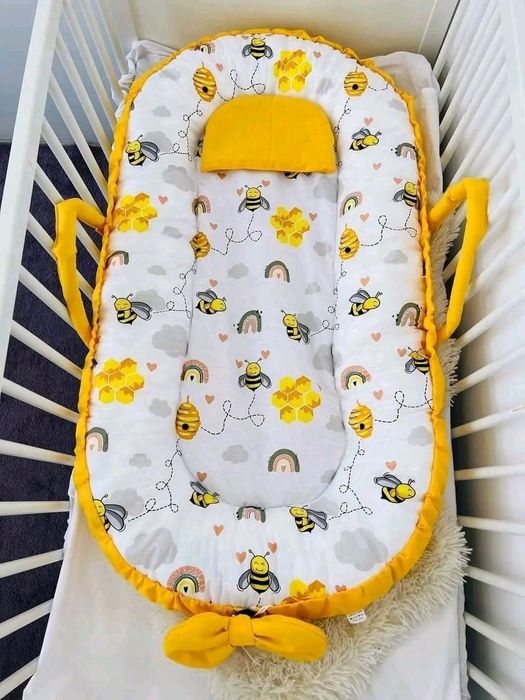 Гнездо за новородено бебе 39 лв с подарък възглавничка