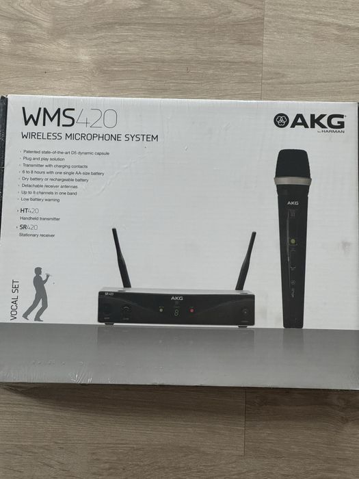 AKG WMS420 Vocal Set – Sistem Wireless Profesional cu Microfon