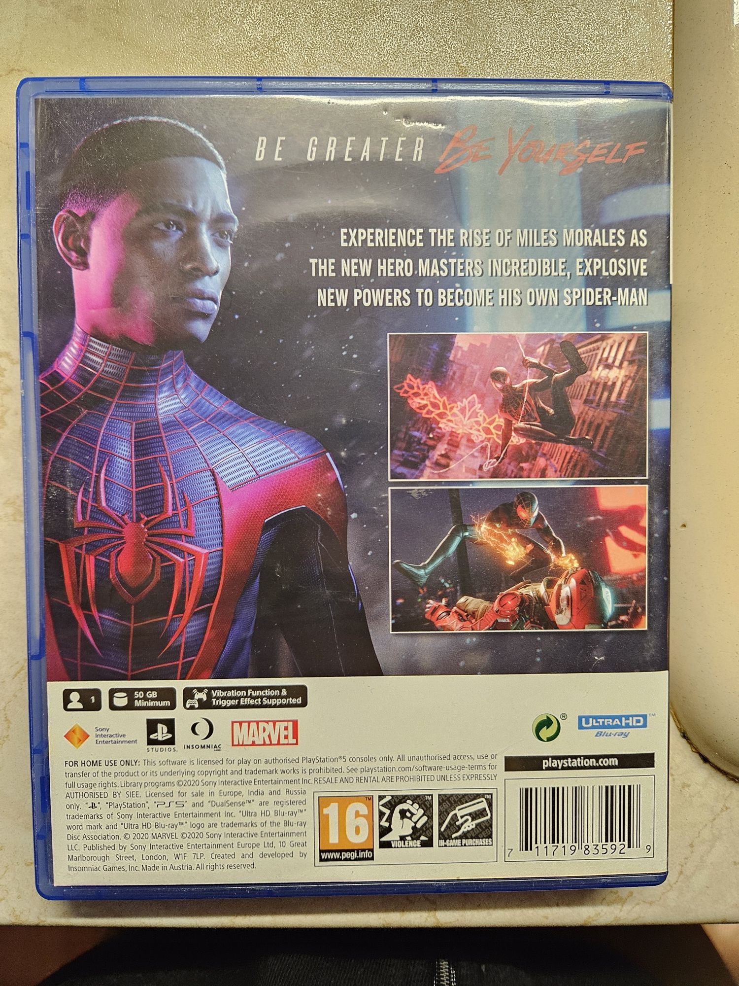 Spider man miles morales, ps 5