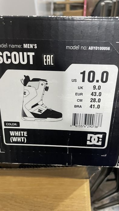 Bootsi de snowboard dc albi 43