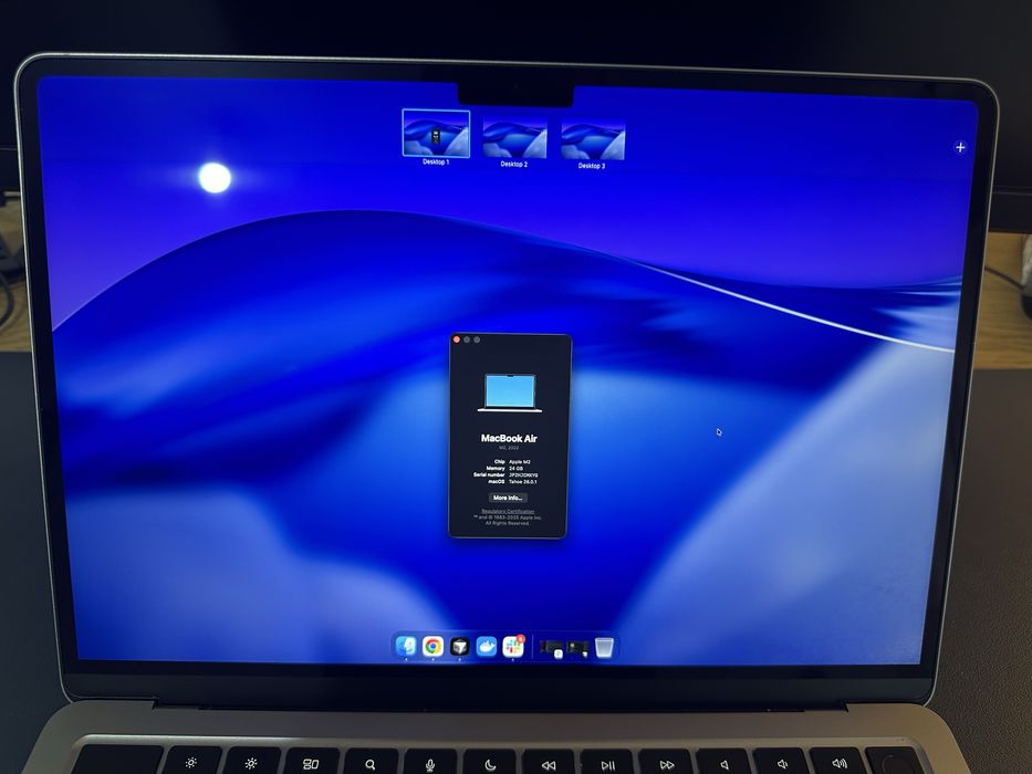 Macbook M2 24Gb 512Gb