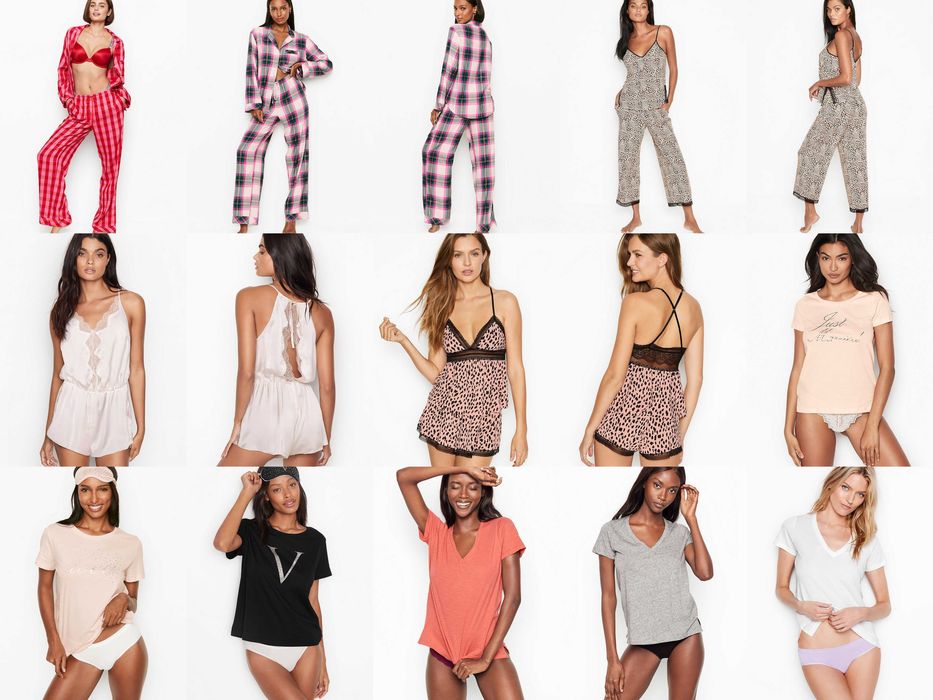 NOU! Pijamale bumbac / satinate, lenjerie de noapte Victoria's Secret