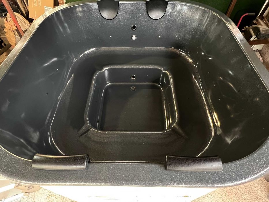 Ciubăr pătrat 2x2m–LED,aeromasaj,capac termo, inox – Livrare GRATUITĂ!