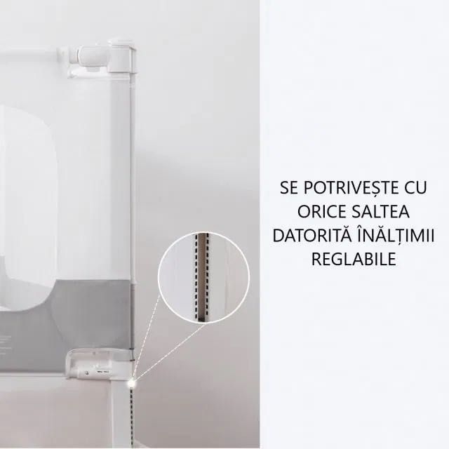 Set 3x Bariera de protectie pat copii si bebe 180x200 [tarc bebelusi]