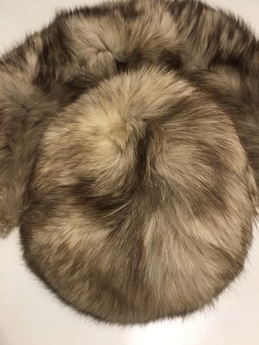 Guler si caciula blana( vulpe polara/argintie)