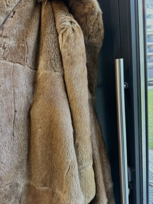 Haina de blana naturala de vizon