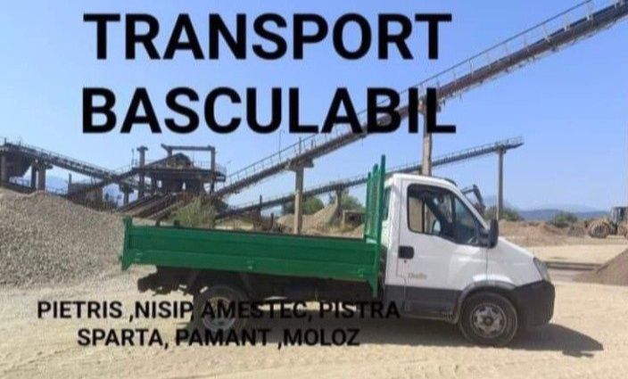 Transport materiale din balastiera