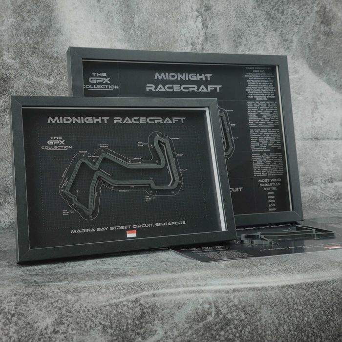 Singapore – Hartă 3D circuit Formula 1 Singapore GP • GPX Collection
