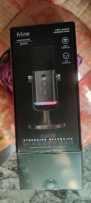 Микрофон Fifine AM8 черный