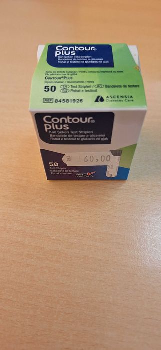 5 cutii teste de glicemie Contour Plus