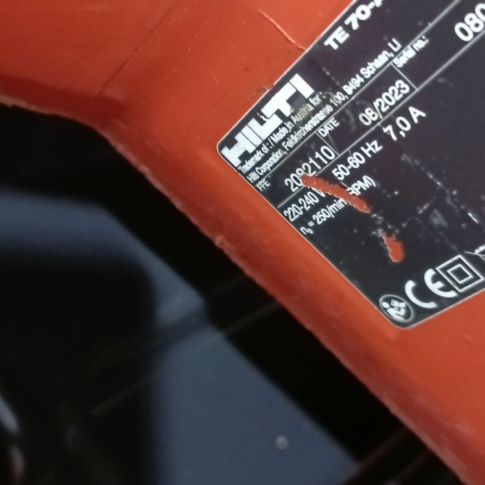 Rotopercutor SDS Max Hilti TE 70 ATC AVR fabricatie 2023 modelul nou