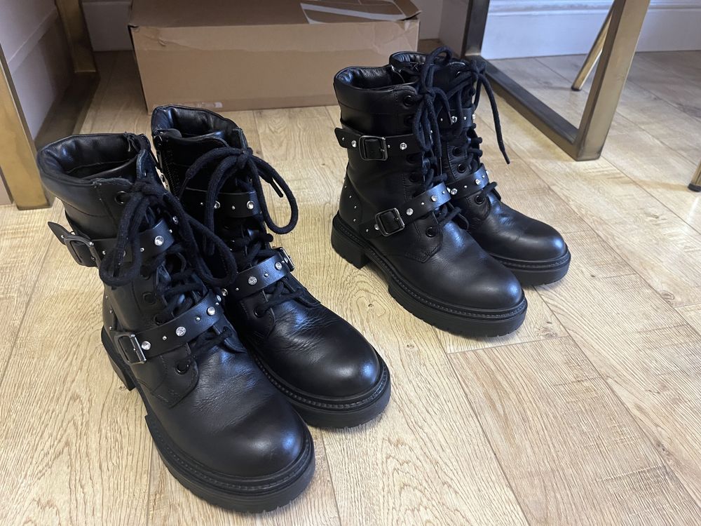 Осенние ботинки Zara 34 размер (21,6см)