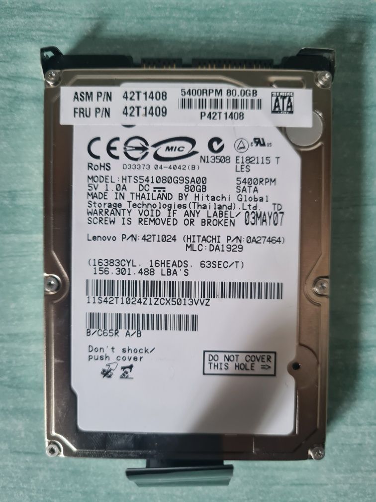 HDD Lenovo 80 Gb