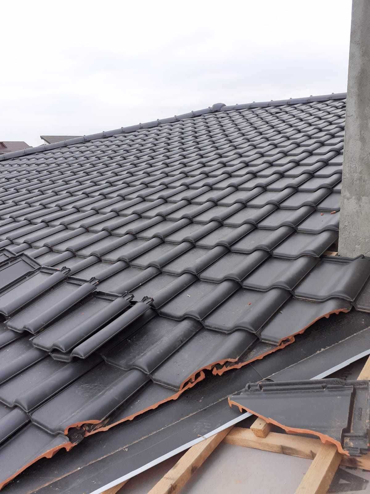 Montaj tigla ceramica, montaj tigla metalica, reparatii acoperis