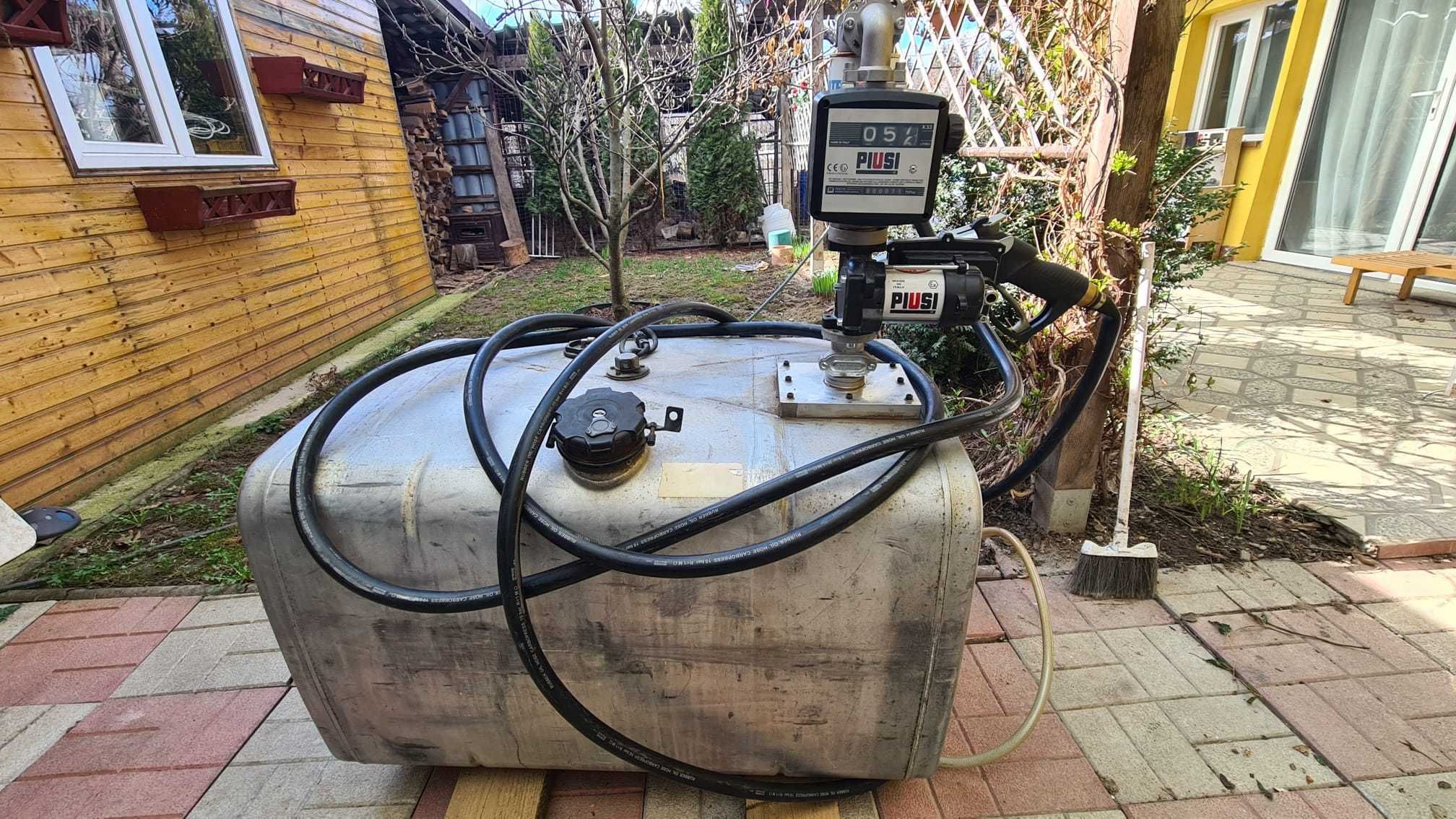 Vând ansamblu PIUSI 12V–Pompă benzină + rezervor aluminiu 400L – 1200€