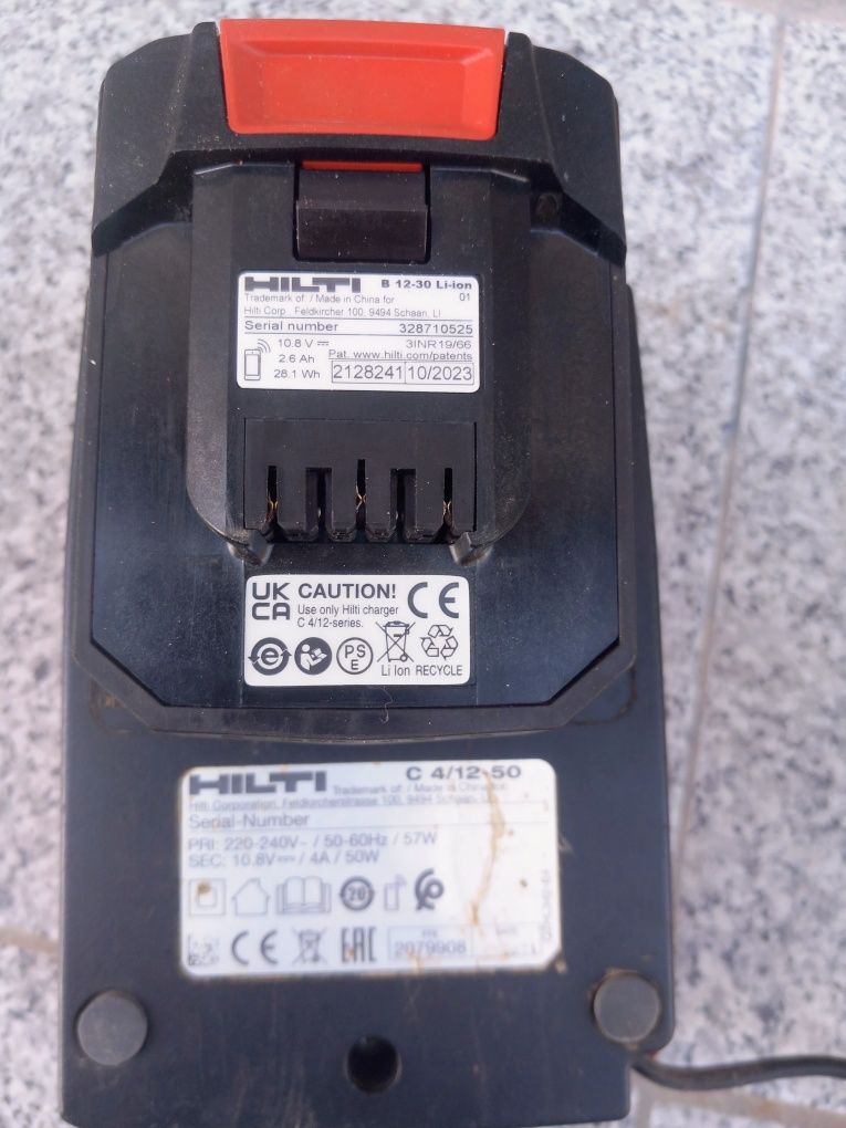 Hilti Батерия и Зарядно 12v