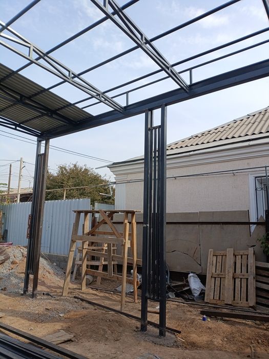 Сварщик сваршик сварка хайтек навес арка варота сварчик