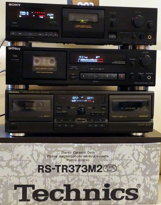 CasetofonDeck Sony TC-K 661S, Sony TC-K390 , Deck Technics RS-TR373 M2