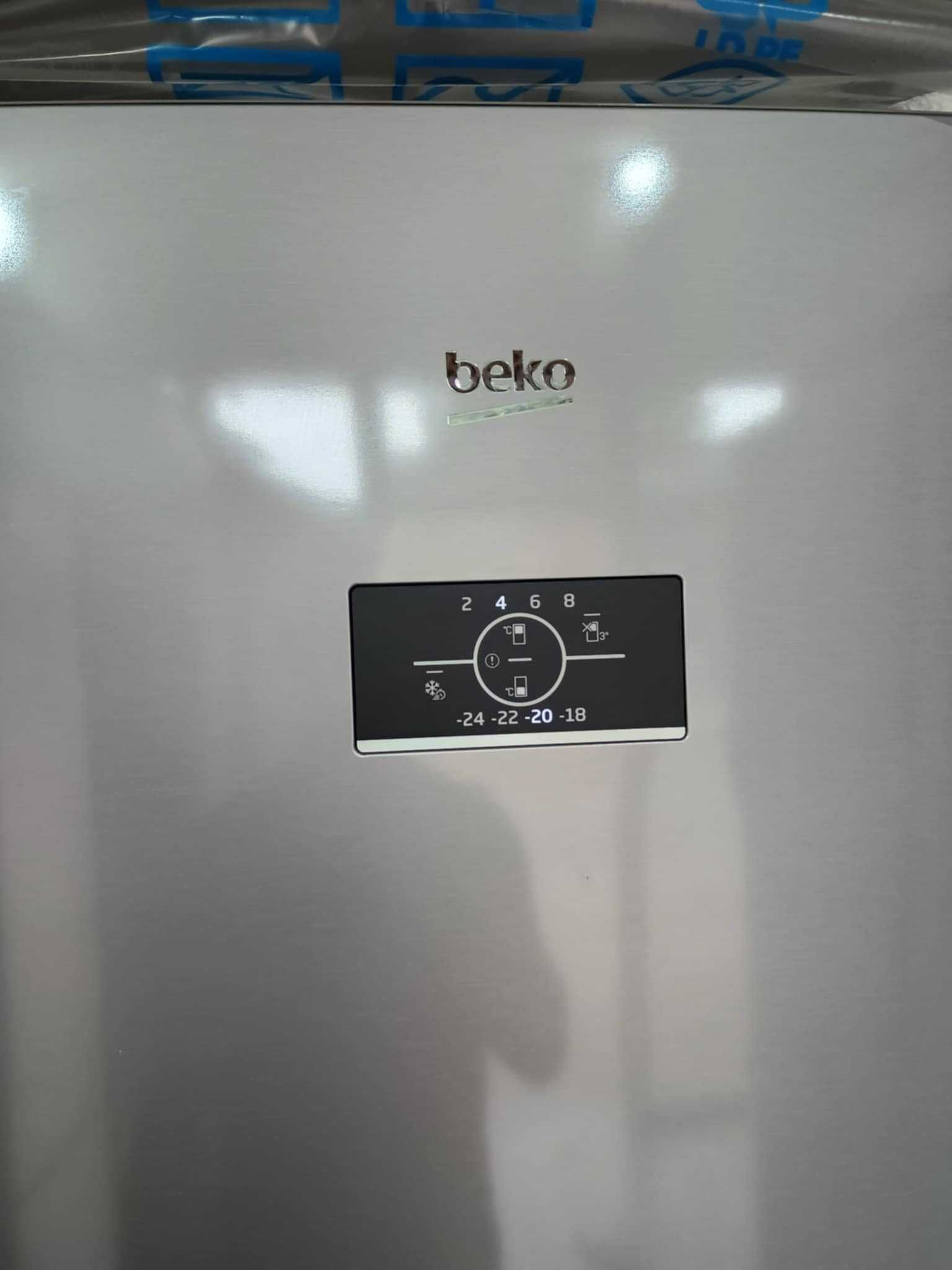 Нов Хладилник с фризер BEKO-БЕКО 186.5 см No Frost Harvest Fresh