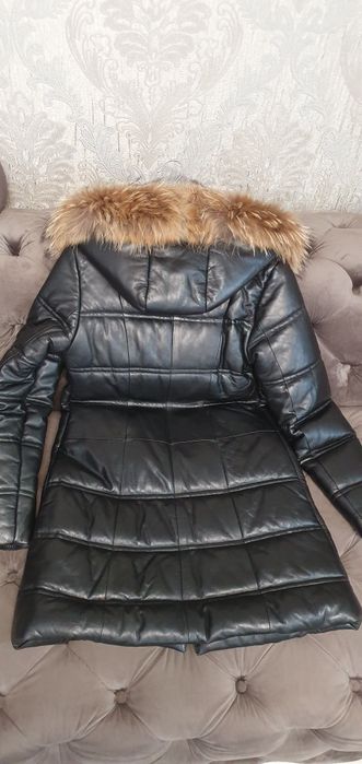Geaca moncler piele naturala