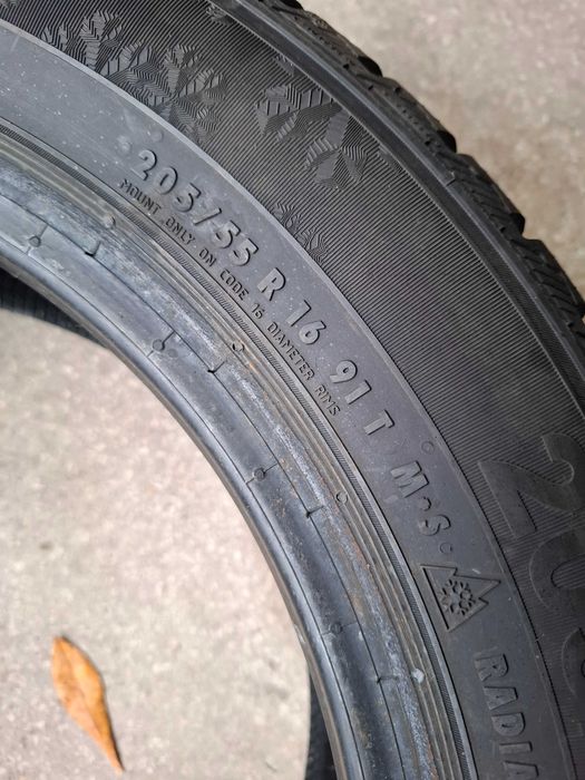 4 Зимни гуми Семперит 205/55/16 ДОТ20 (безплатно поставяне)