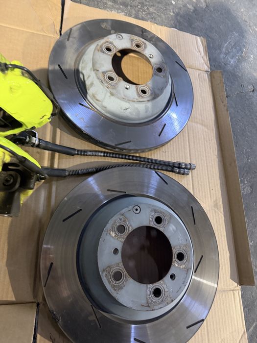 Etriere/Etrieri Frane Discuri Porsche Panamera 390mm Fata/350 Spate