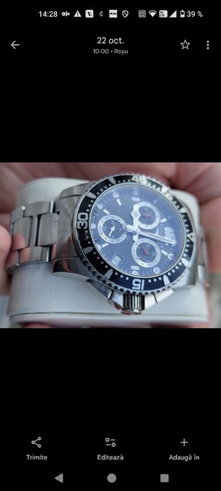 Ceas Longines HydroConquest original – cronograf, 41mm, 300m, Swiss Ma