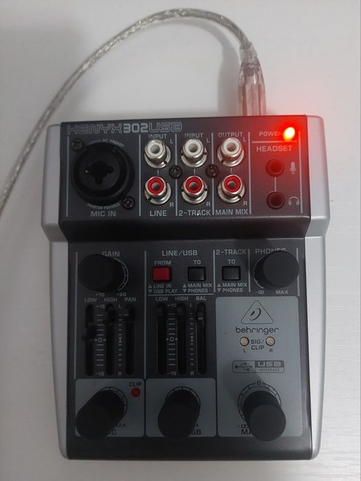 Mixer,  Interfata audio behringer xenyx 302 usb