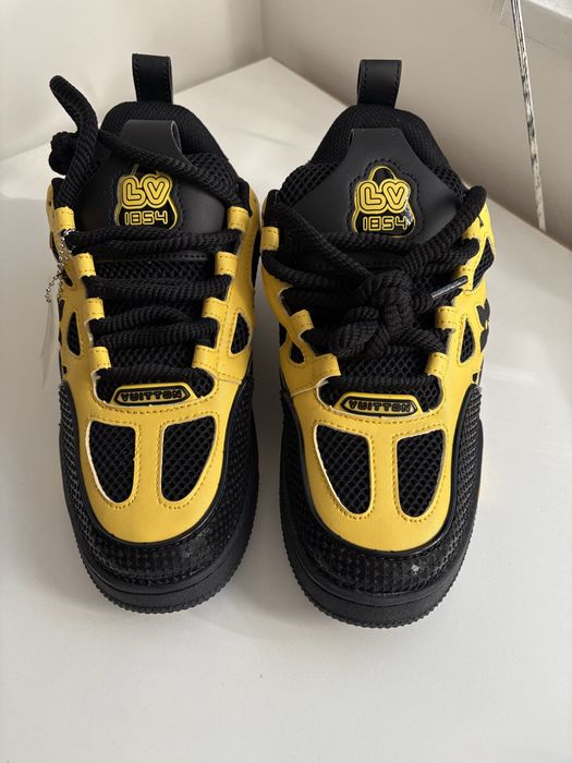 Adidasi Louis Vuitton LV Trainer Yellow Black 41