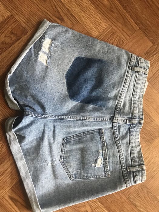 Къси дамски дънки L