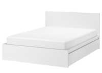 Кровать двухспальная с ящиками ikea malm икеа