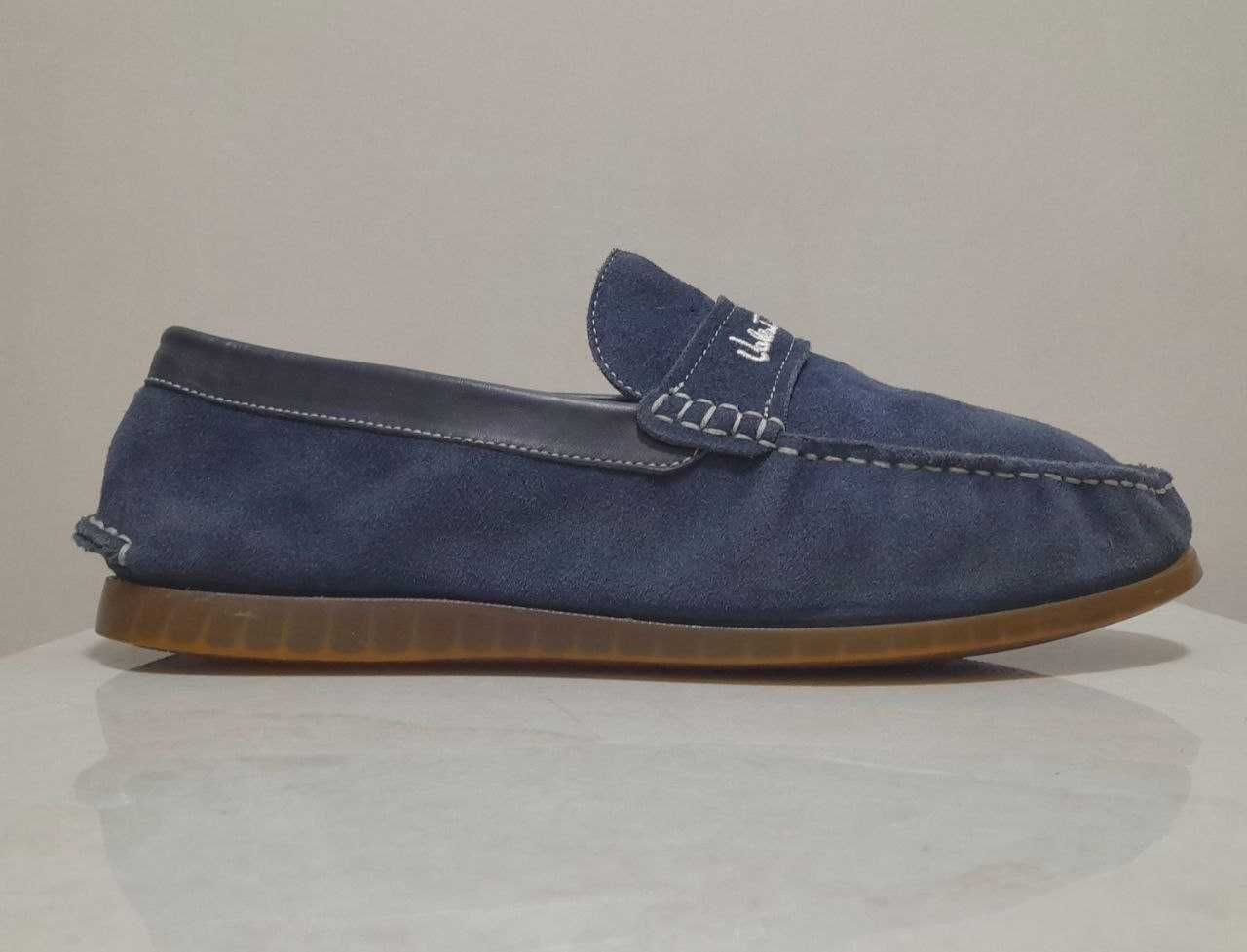 Valentino Rudy замшевые лоферы мокасины  / Made in Italy / 41,5 - 42р
