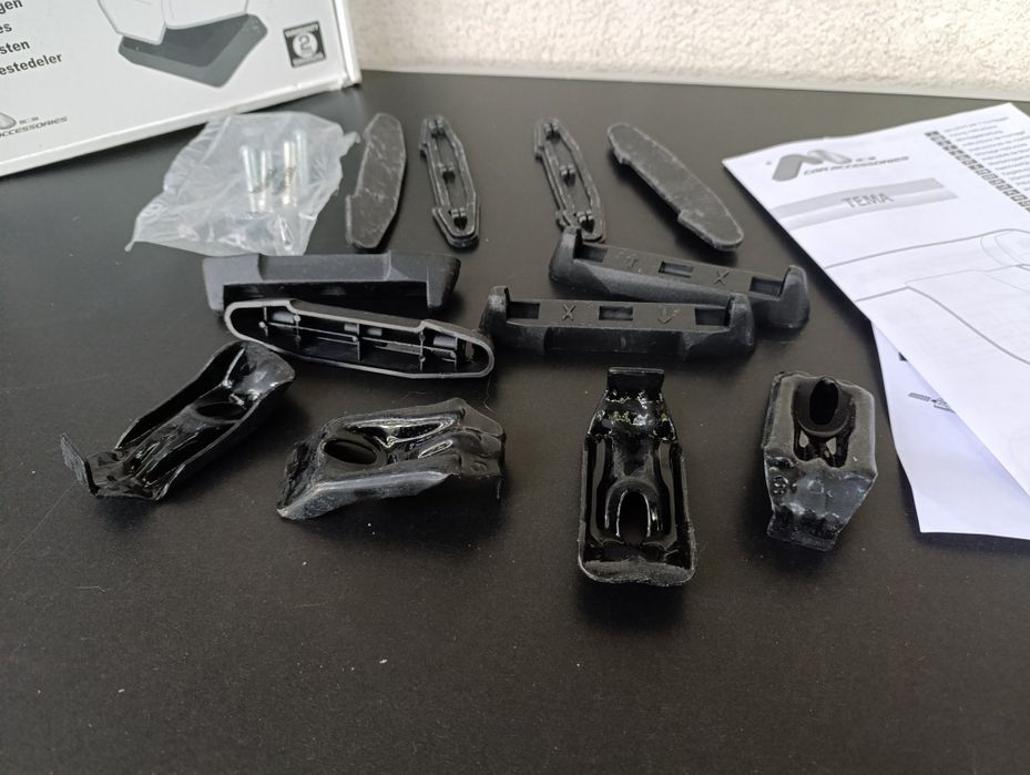 kit montaj portbagaj prinderi bare transversale tema menabo fix 010