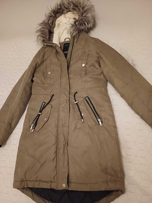 Geacă lungă de iarnă - pentru femei, mărimeXS