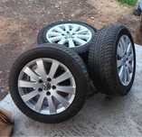 Jante aliaj + cauciucuri 205/55 R16 M+S – VW Passat B6