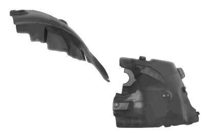 Carenaj roata Mercedes Sprinter 209-524 (W906) 07.2006-10.2013, VW Crafter (2E) 12.2005-04.2017 partea Stanga, punte fata partea din spate 2E0863813, 5065FL-2