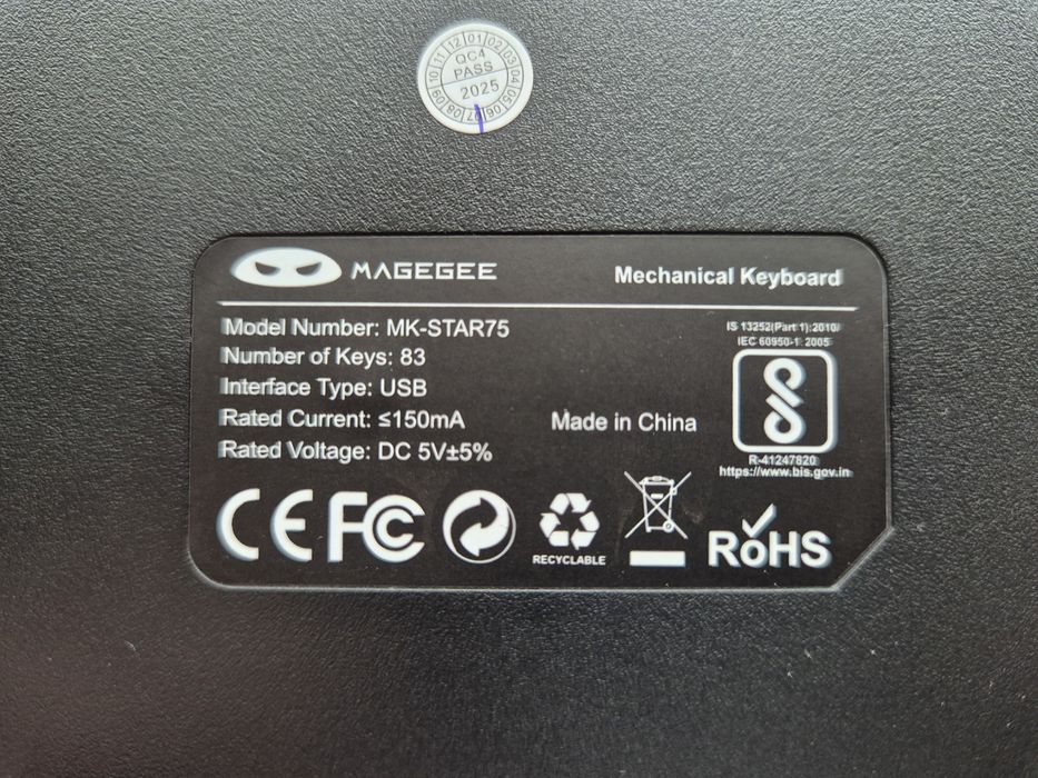 Tastatura Mecanica Magegee MK-STAR75 noua