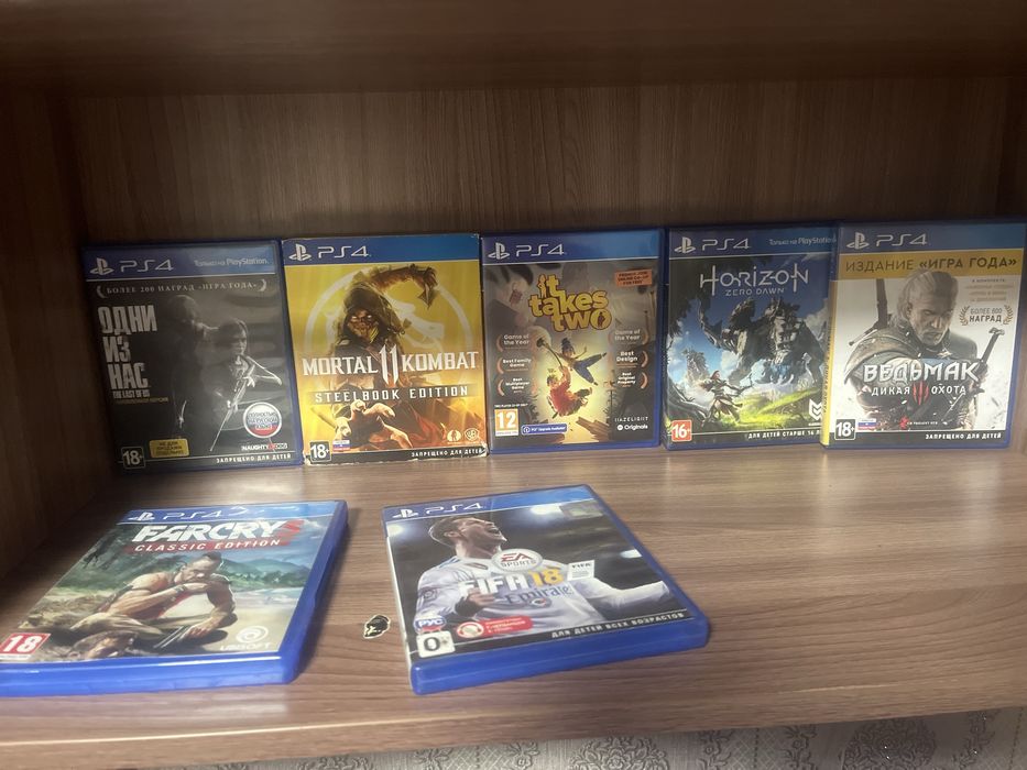 Диски обмен на PS 4