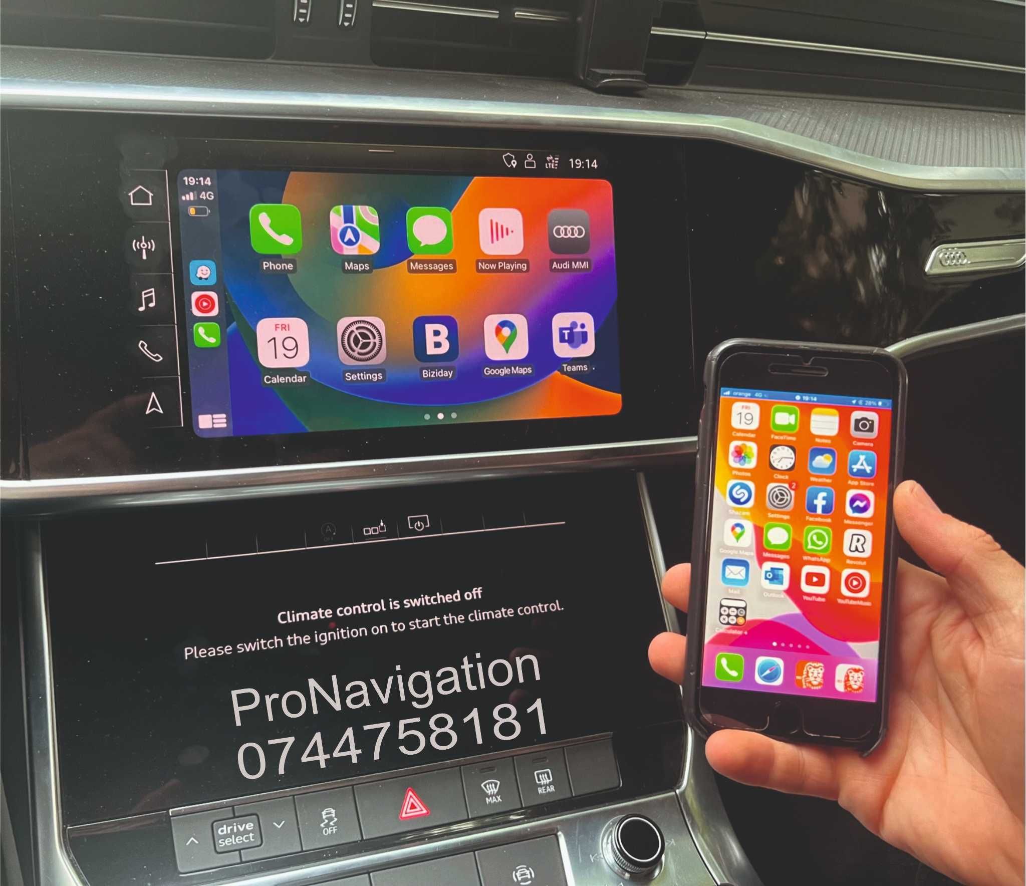 Update Actualizare Harti Navigatie Carplay MIB MMI Audi A4 A5 A6 Q5