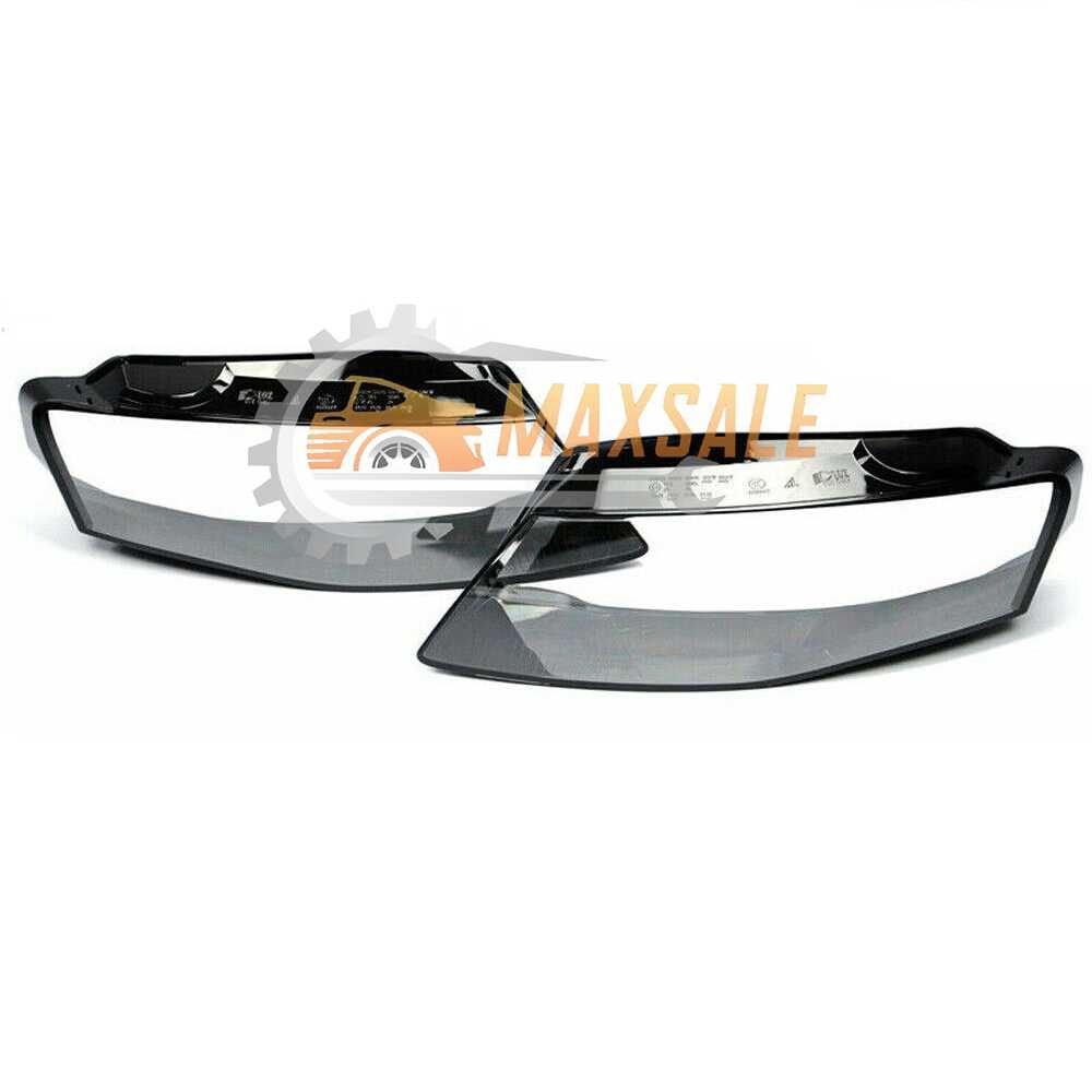 Капаци фарове Audi A4 B8 (08-11) фар ауди а4 б8 комплект стъкло крушка