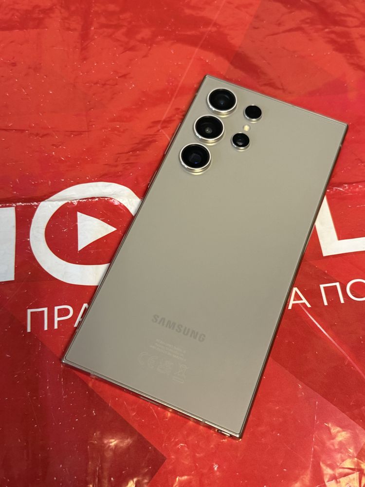 КАТО НОВ 512GB Samsung S24 Ultra 12GB Гаранция Technopolis до 2026