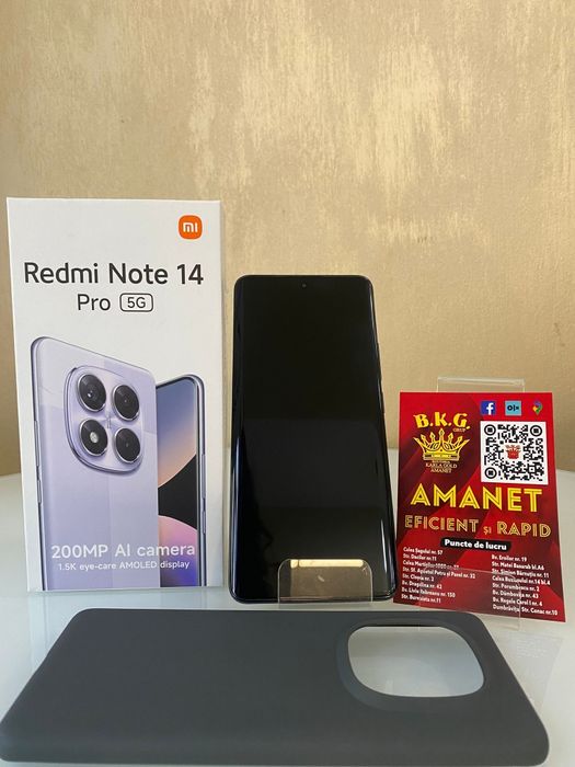 Redmi Note 14 Pro 256gb Amanet BKG
