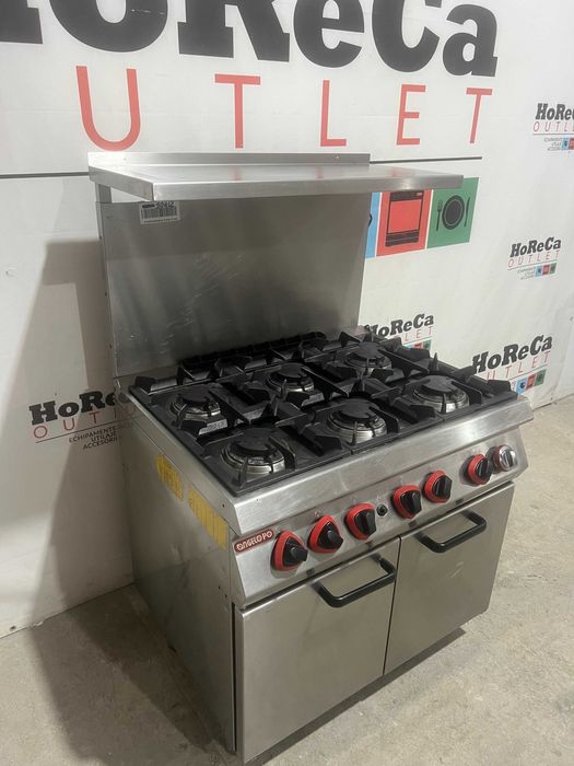 Angelo Po - Aragaz 6 focuri; Masina gatit gaz 6 focuri cu cuptor